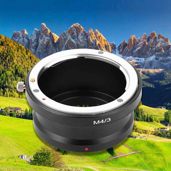 AI M4/3 manuell adapterring för Nikon AI-objektiv för Panasonic/Olympus M4/3-kameror