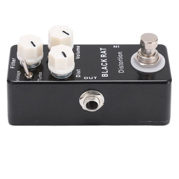 Distortion-gitarpedal, elektrisk effektor, enkelteffekttilbehør med ekte bypass-bryter