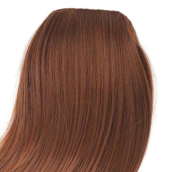 Flickor Falska Lugg Hår Extensions Lugg Spårlös Clip On Syntetisk Blunt Lugg Hårbit