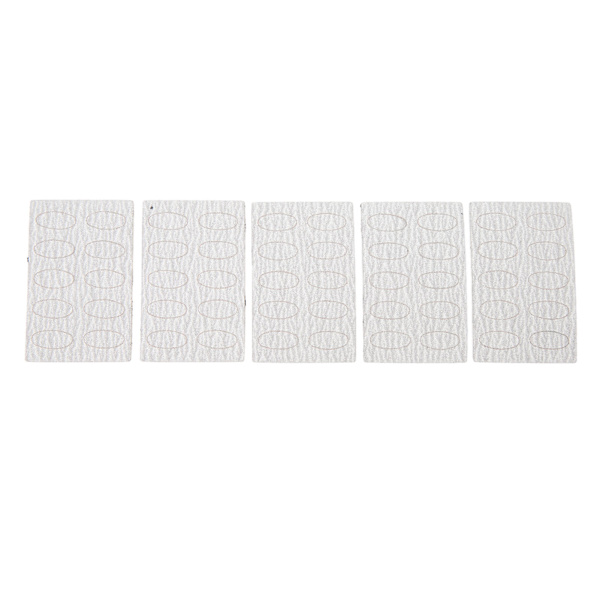 50 st 240 Grit Nagelbandskuffare Sandpapper Självhäftande Engångs Nagelkonst Pre Polering Sandpapper
