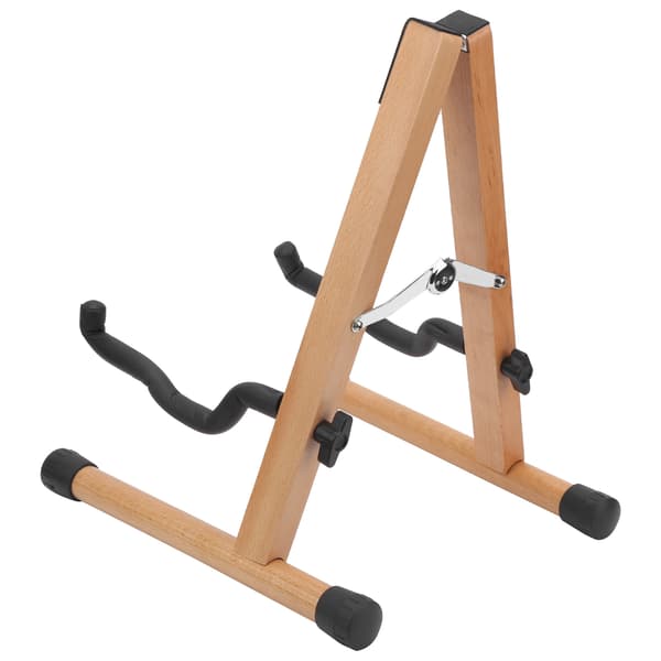 Solid gitarrställ Bok Folk Klassisk Rack Vertikal Fällbar Golv för Hem BasSolid Bok Gitarrställ