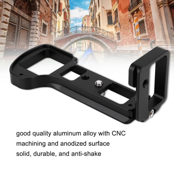 Metal Quick Release L-plade Håndgrebsholder til Sony A6500 Spejlløst Kamera