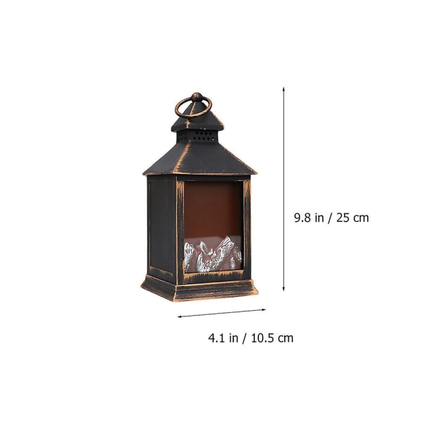 Retro bordslampa lykta lampor flimrande lykta inomhus.(1st)