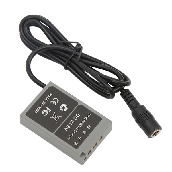PS BLS5 BLS1 Dummy Batteri DC-koppling för Olympus Pen E PL7 E PL5 E PM2 för Stylus 1 1s OM D E M10 E M10 för Mark II III AC100‑240V EU-kontakt