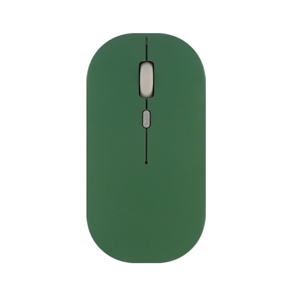 Bluetooth-mus, oppladbar trådløs mus for macbook pro, bluetooth trådløs mus for bærbar datamaskin (mørk nattgrønn)