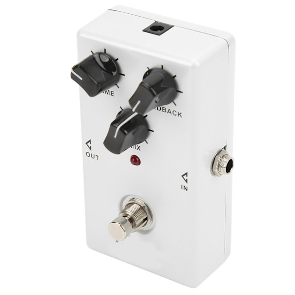 Fördröjningspedal BBD Analog Krets Elektrisk Gitarr Monoblock Effekt med 3 Justeringsknappar 30mA