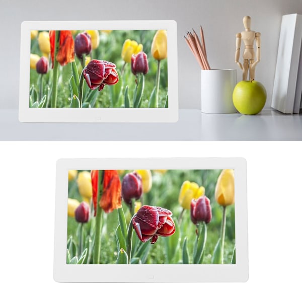 10-tums digital fotoram HD intelligent fjärrkontroll videospelare smart fotoram 100-240V EU-kontakt