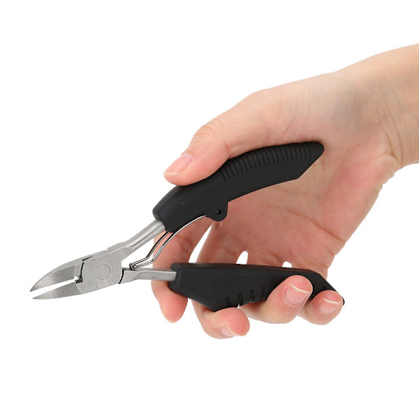 Fingernaglar Tånagel Nagelbandssax Tjock Inväxt Tånagel Klippare Tång Pedikyrverktyg Svart