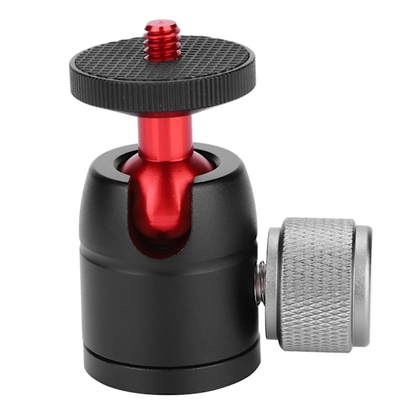 Aluminiumlegering 360° Svängbar Mini Kulled 1/4\" Skruvfäste för DSLR-kamerastativ