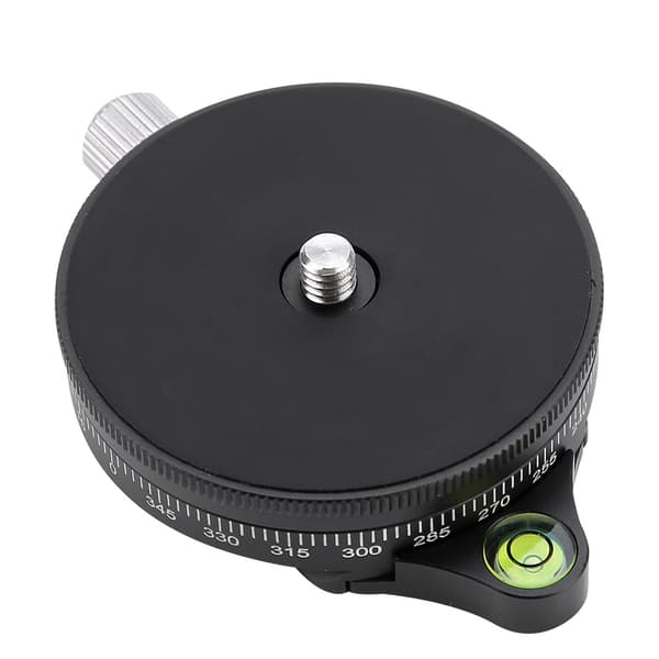 FC-60 360° Disc Tripod Quick Release Plate Panorama Base Head Clamp til DSLR