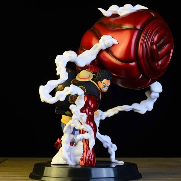 One Piece POP Anime Actionfigur Apa·D·Luffy Figurer Samlarmodell Karaktär Staty Leksaker Desktop Ornaments