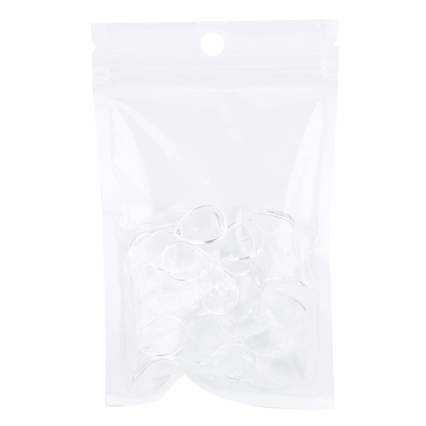 50 stk. Transparent neglelak display farve kort gel polish farve kort manicure værktøj vanddråbe