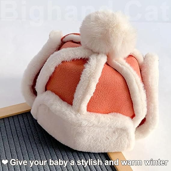Baby Boy Ushanka Øreklapper Vinter Trooper Hat Unisex Børn Trapper Hat,05