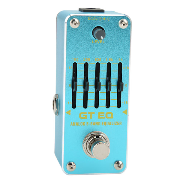 Elektrisk gitarr equalizer GT EQ Analog 5 band singel True Bypass instrument tillbehör