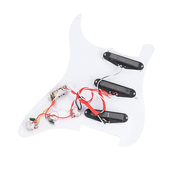1 set akryl laddad förtrådad SSS pickups pickguard för elgitarr