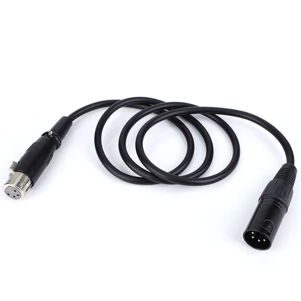 4-bens XLR han til XLR hun strømkabel adapter XLR til XLR hun ledning 100 cm