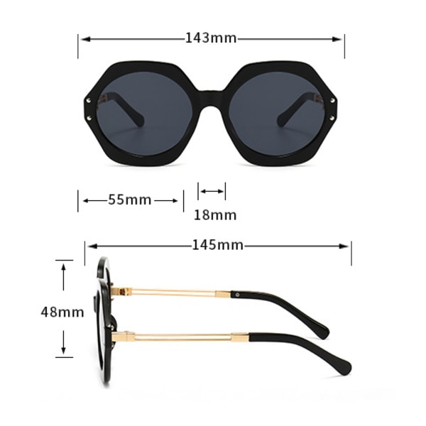 Solbriller til kvinder Vintage Store stel Solbriller Dame Shades