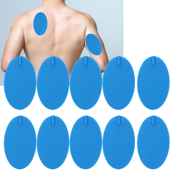 Genanvendelig elektrode pude terapi fysioterapi maskine patch krop massager tilbehør 2mm