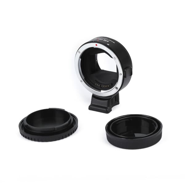 Viltrox EF-NEX IV autofokuserende overførselsadapterring til Sony E-mount kamera