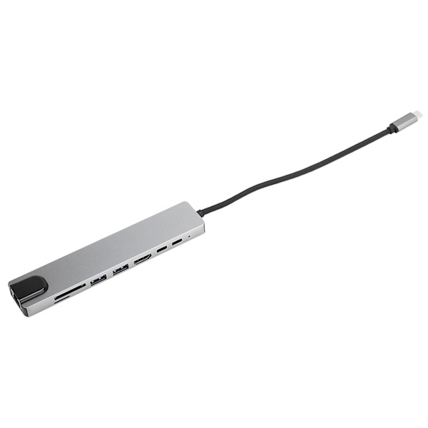 8-in-1 Type-C - 4K HDMI -telakka-adapteri, pikalaturi, telakointiasema