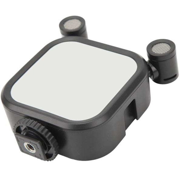 Mikrofonljus RGB 2 Stereo Mic 0,91 tum Display Smartphone Videokit för filmning