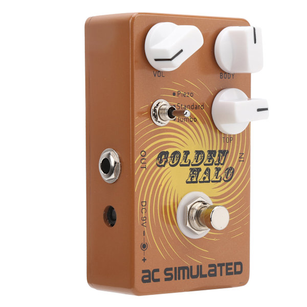 AC Analog Pedal Elektrisk Gitar Effektdeler 3 Moduser Musikkinstrument Tilbehør