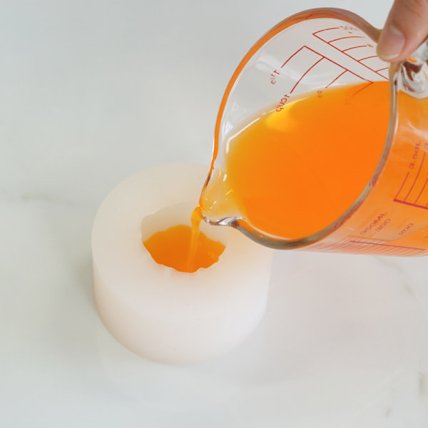 Köksglasmätkopp med våg, högtemperaturbeständig, hushållsbakning, äggvispning, mjölkkopp, 500 ml för vätskemätning