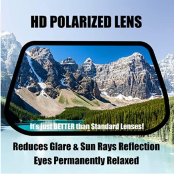 Visirhatt med HD-polariserade linser, skyddande UV-skyddsvisir, justerbart svettband, utomhus, golf, strand (stor röd)