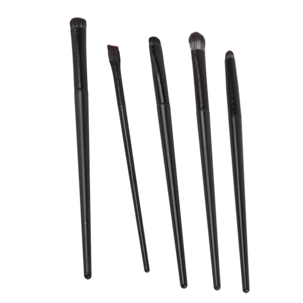 5 stk Eyeliner Smudge Makeup Brush Profesjonelt Mykt Øye Kosmetisk Vinklet Penselsett for Hjem