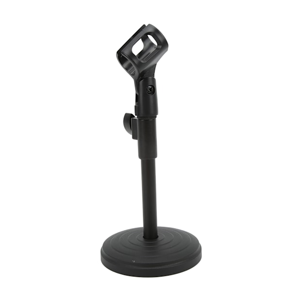 Desktop Metal Tripod Fällbar Mikrofonstativ Justerbar Vinkel Disc Mikrofonfäste Hållare Stativ