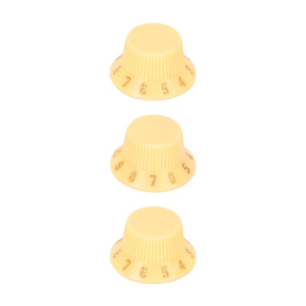 3 st plastgitarrknoppar volymtonkontroll musikinstrument justeringstillbehör