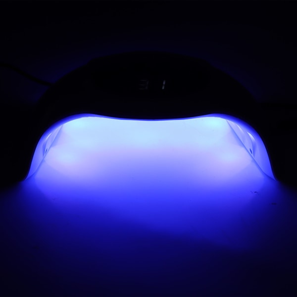 48W LED Neglelampe 2 i 1 Digital Display Gel Negle Tørrer 30000RPM Neglelak Tilbehør