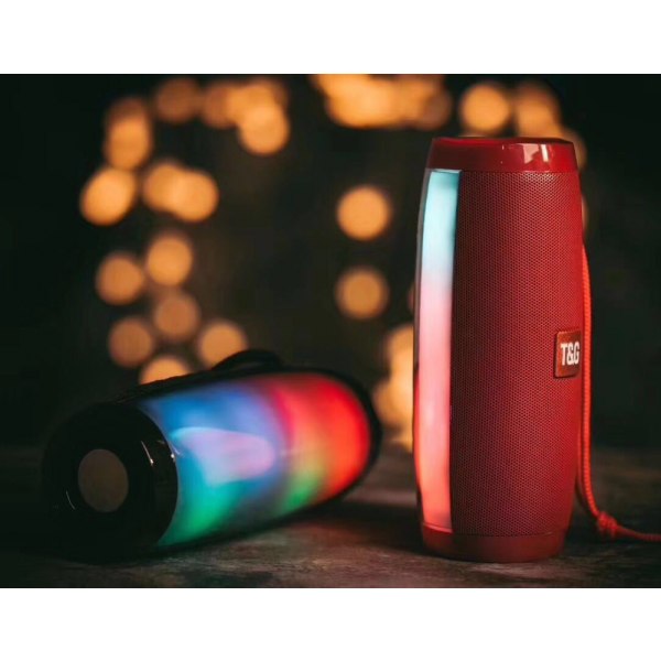 TG157 Trådlös Bluetooth högtalare LED Melody Lantern Creative Gift Outdoor Vattentät Subwoofer Grön