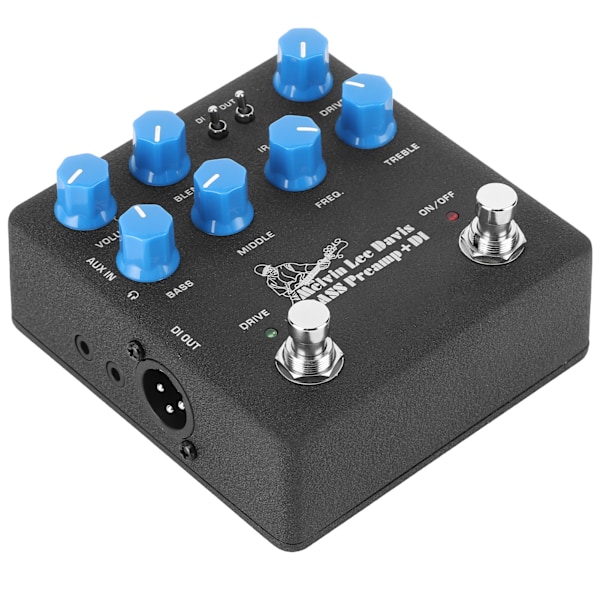 NUX NBP5 Elektrisk basförförstärkare DI-box effektpedal metall musikaliska instrumenttillbehör