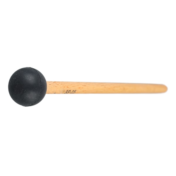 Trommestikker Antislip Basstromme Percussion Stick Hammer Træ Musikalsk Trommestik med Blødt Filt Sort SP 05 21cm