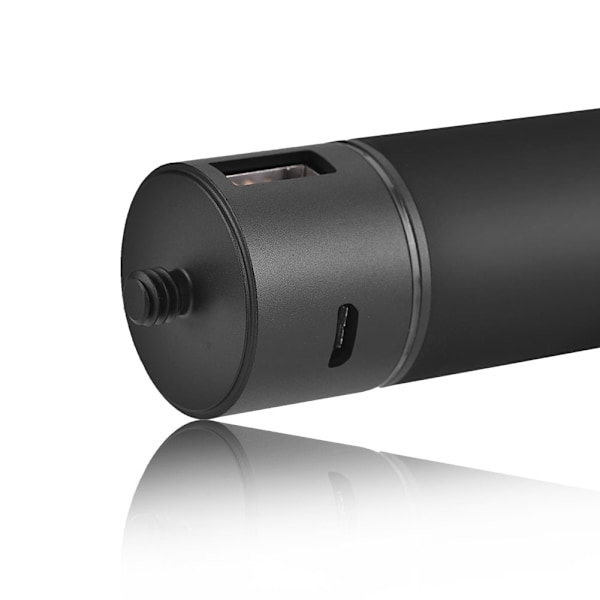 Aluminiumlegering förlängningsstång USB-laddningsbar monopodtillbehör för stativstabilisator