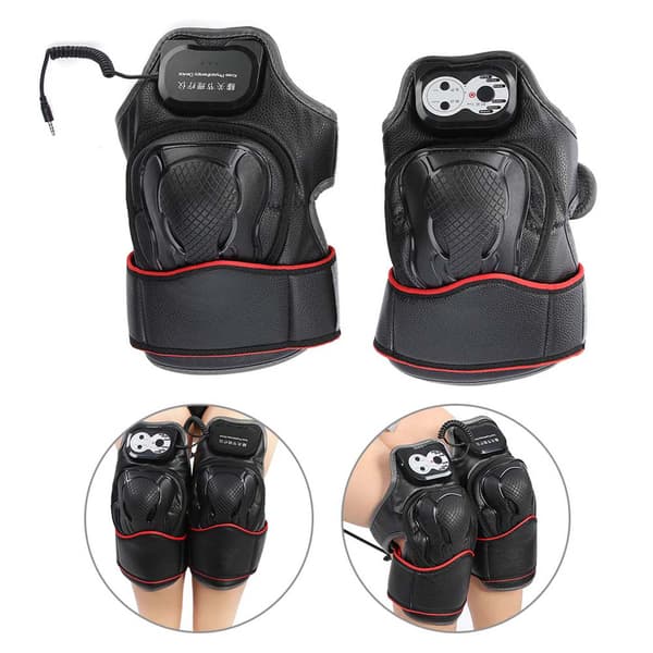 Kneleddsleddsfysioterapimassasje Kneleddsmertelindring Vibrasjonsvarmemassajemaskin