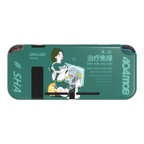 Dockningsbar skyddande väska för Nintendo Switch, mjuk TPU slim case cover för NS-konsol och Joy-Con-kontroller