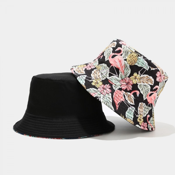 AVEKI Bucket Hat Strand Fiskerhatt Solhatt for Kvinner Menn Reversible Dobbeltsidig Slitasje