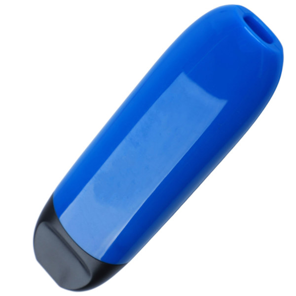 Elektrisk Kazoo 11cm Profesjonell Harpiks Liten Bærbar Kazoo Sett med Pickup for Ytelse Blå