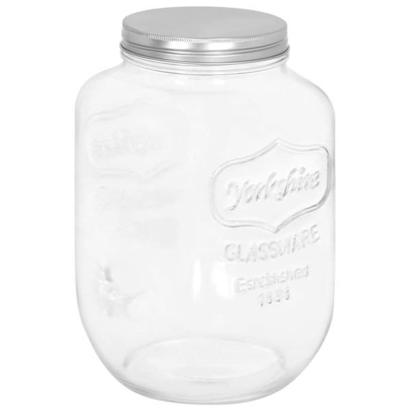 Glassbeholder med tappkran 8,050 ml glass