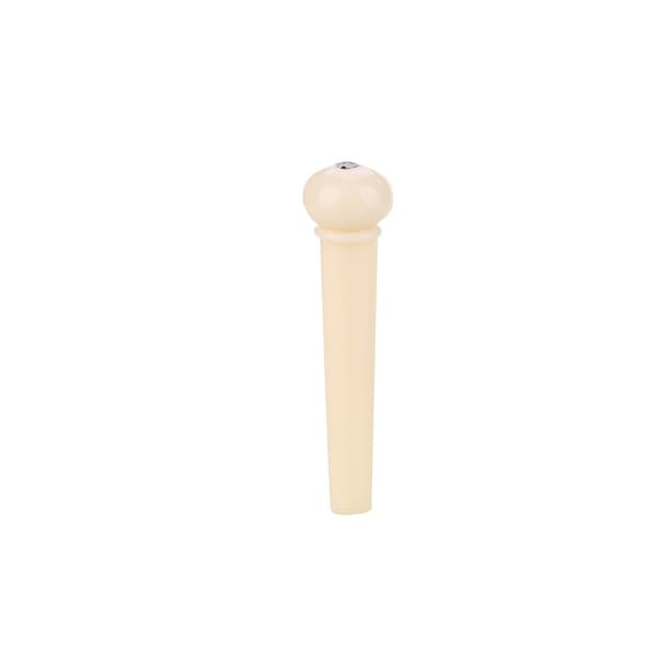 60 st/set Folk Gitarr Delar Sträng Stall Plast Spikar Stift Reparationstillbehör (Vit)