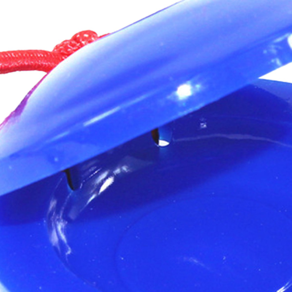 Barn Finger Castanet Plast Castanet Musikinstrument Rytm Pedagogisk Leksak för Barn Mörkblå