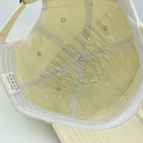 Dotpet Hat Dam Soft Top Solhatt Vår Sommar Höst Casual Wild Baseball Cap Män (Beige)