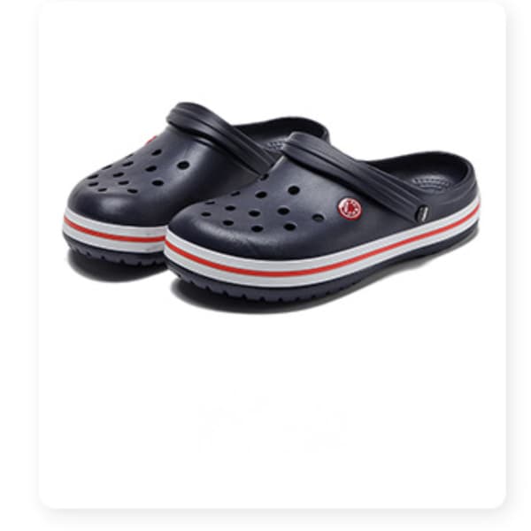 Unisex Klassiska Marmorerade Tie-Dye Clogs-Blå(40-41）