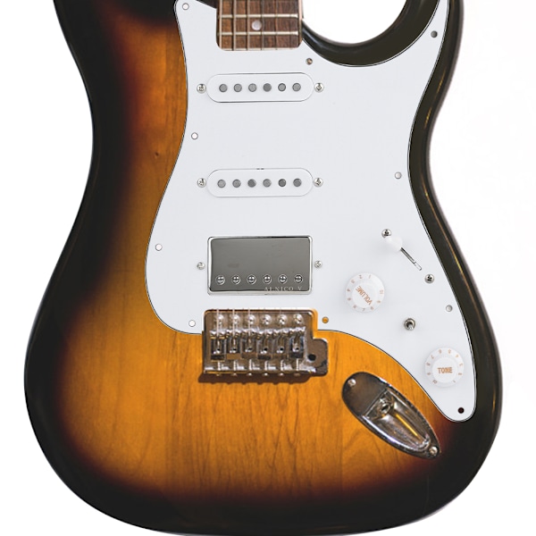 SSH Loaded Forhåndstilkoblede Dobbelspole Pickup Pickguard Elektrisk Gitarrinstrumenter Tilbehør