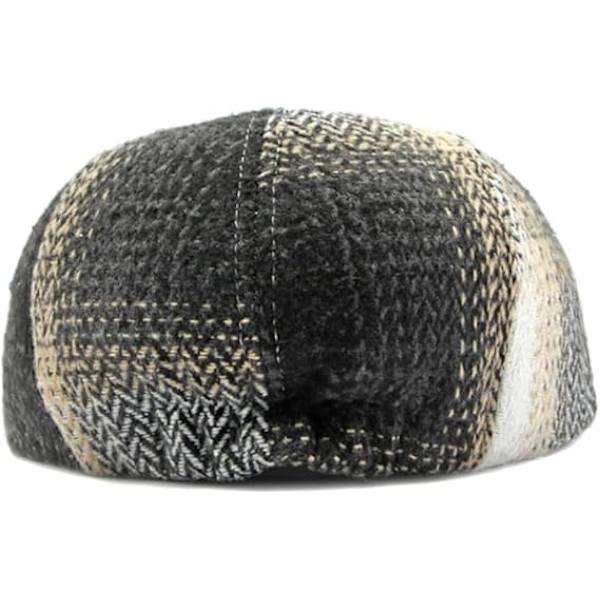 Herrar Klassisk Newsboy Flat Cap Gatsby Ivy Cabbie Hatt, bak
