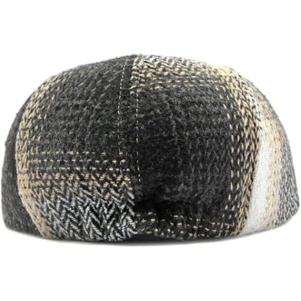 Mænds Klassisk Newsboy Flat Cap Gatsby Ivy Cabbie Hat, bag