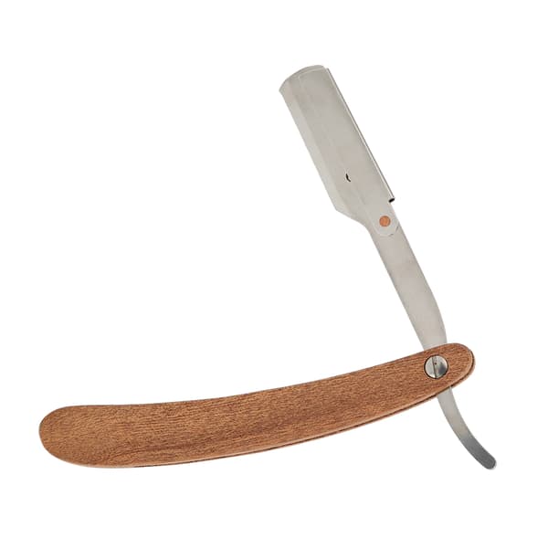 Retro lige barberkniv i rustfrit stål til mænd og kvinder