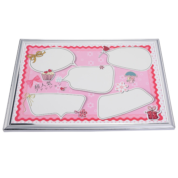 Skum negletips display ramme bærbar tom neglekunst display kort manicure værktøj pink